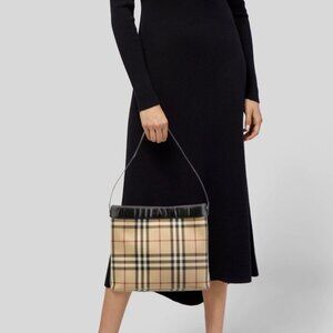 Burberry London Authentic Vintage Check Shoulder Bag